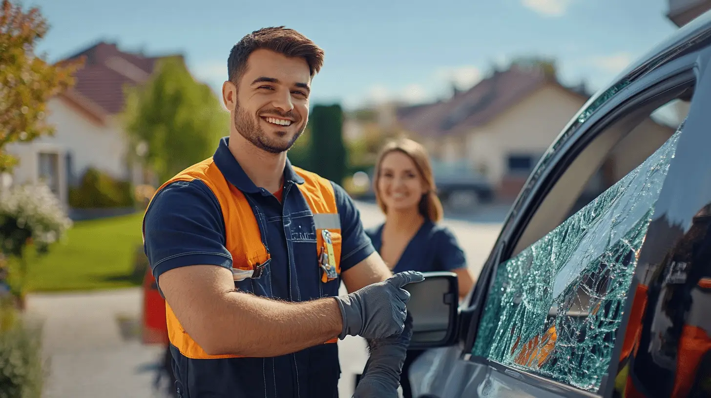 Mobile windscreen technician servicing a vehicle in Sydney